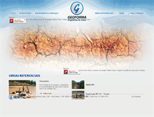 Tablet Screenshot of geoforma.com.br